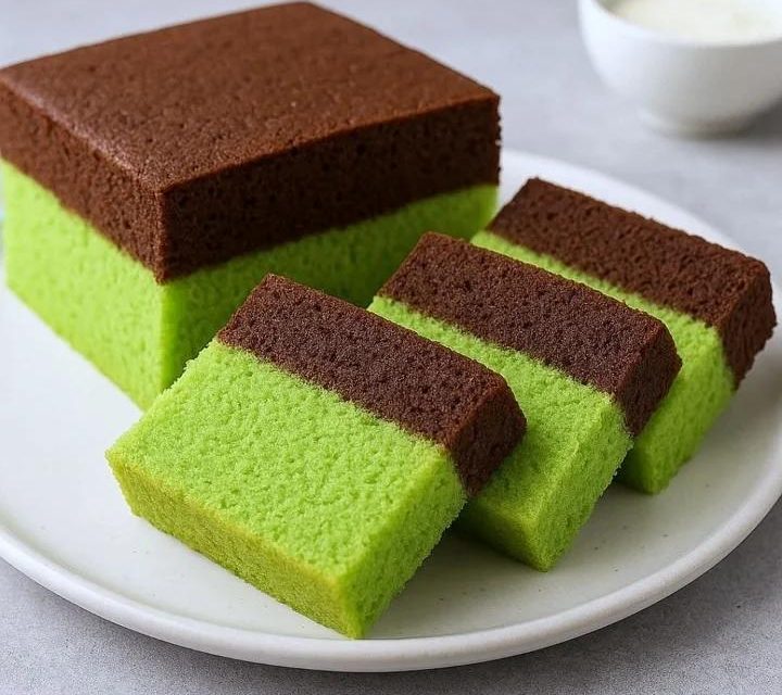 Bolu Lapis Pandan Coklat Lembut & Wangi, Untuk Sajian Spesial