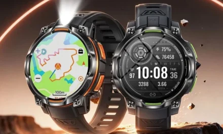 Smartwatch Petualang! Rollme Hero K1 Warna Black & Storm Gray