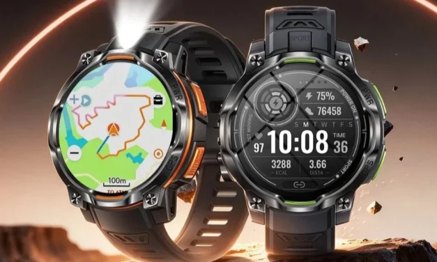 Smartwatch Petualang! Rollme Hero K1 Warna Black & Storm Gray