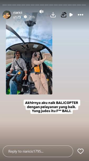 Usai Kecewa! Ria Ricis Pamer Terbang Naik Helikopter Di Bali